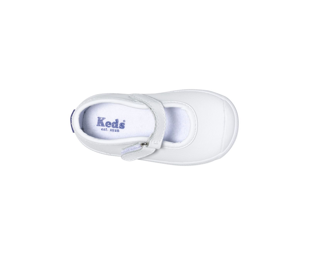 Keds Kids Slip Ons White - Champion Toe Cap MJ - 209ZBVGHP